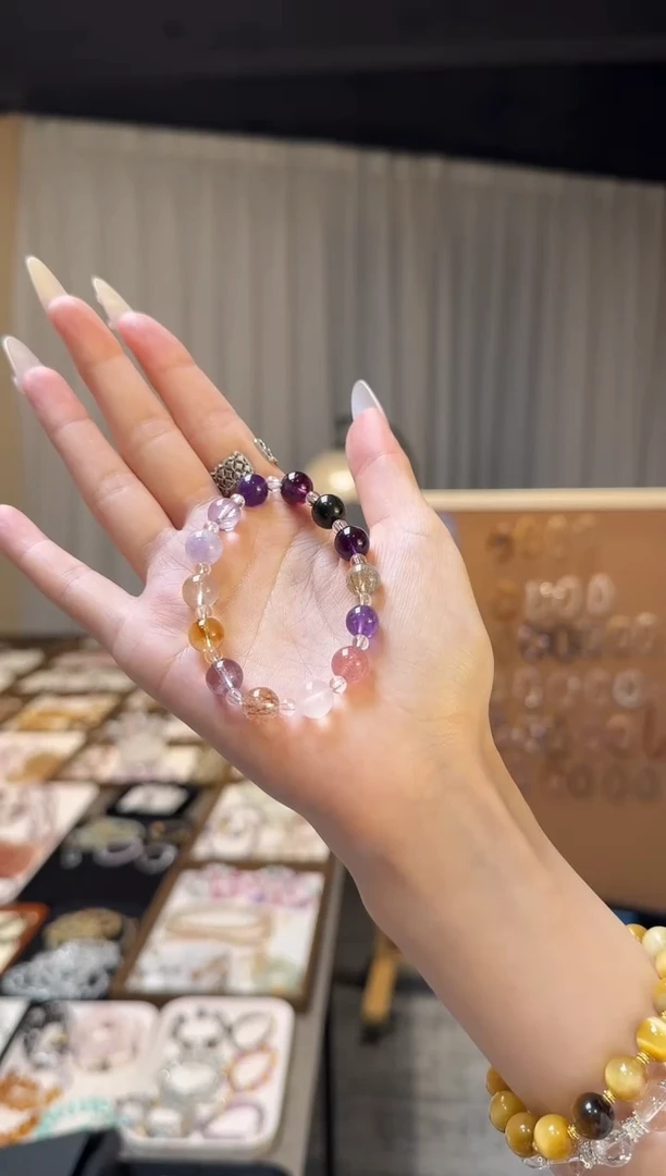 水晶手串未镶嵌多宝8尺寸手串