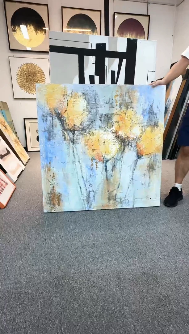 168现代艺术装饰画油画100cm*100cm