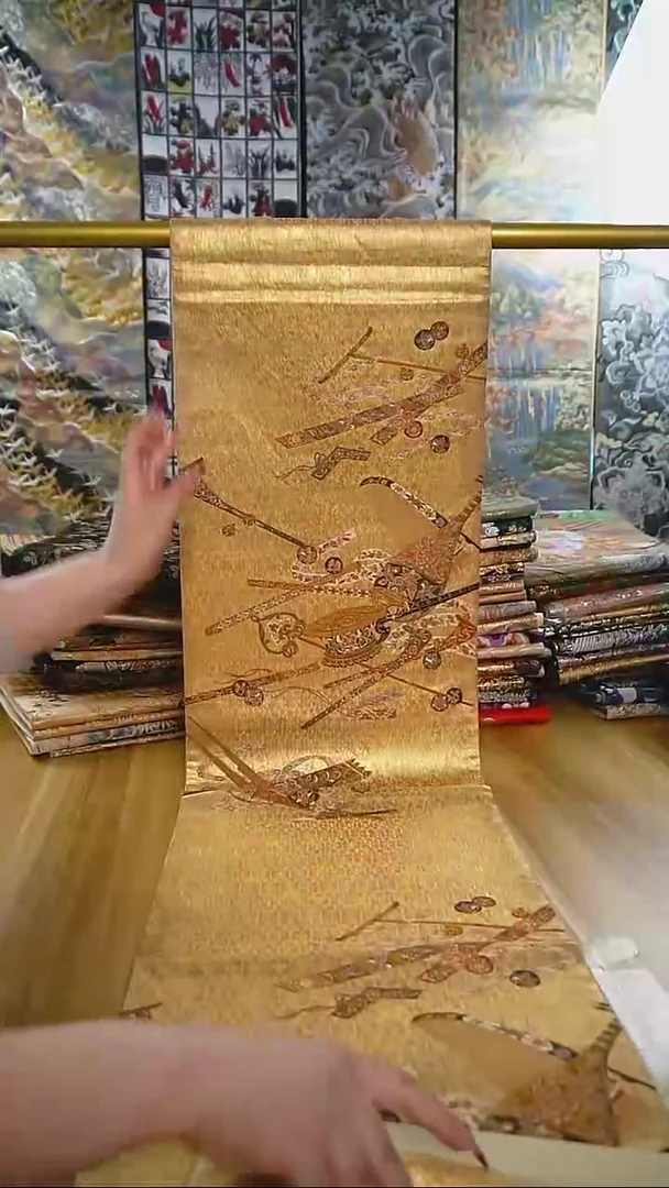 【闪购商品】织绣织锦57五通乐器
