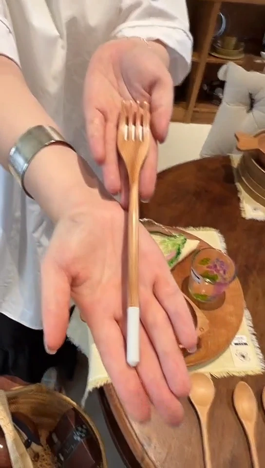 茶道摆件0000木叉2176