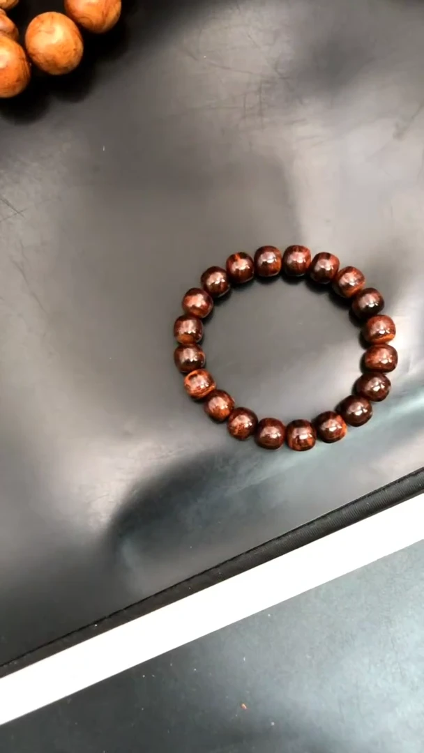 手串/手链黄花梨/降香黄檀随*海黄野生紫油1.0手串