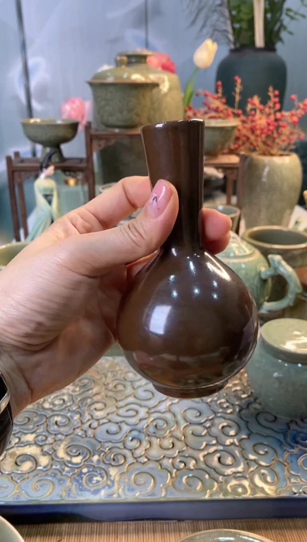 【闪购商品】直口 紫金釉花插XG001 【看图发货】