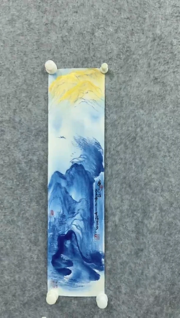 【闪购商品】国画孙老师国青花画作品27