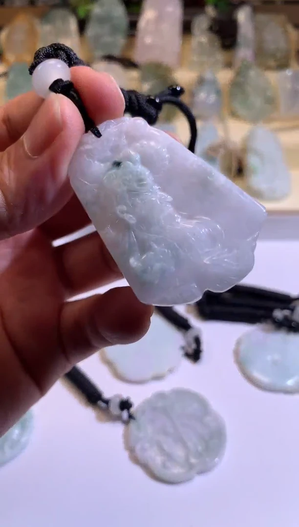 翡翠未镶嵌颈饰6/13/287