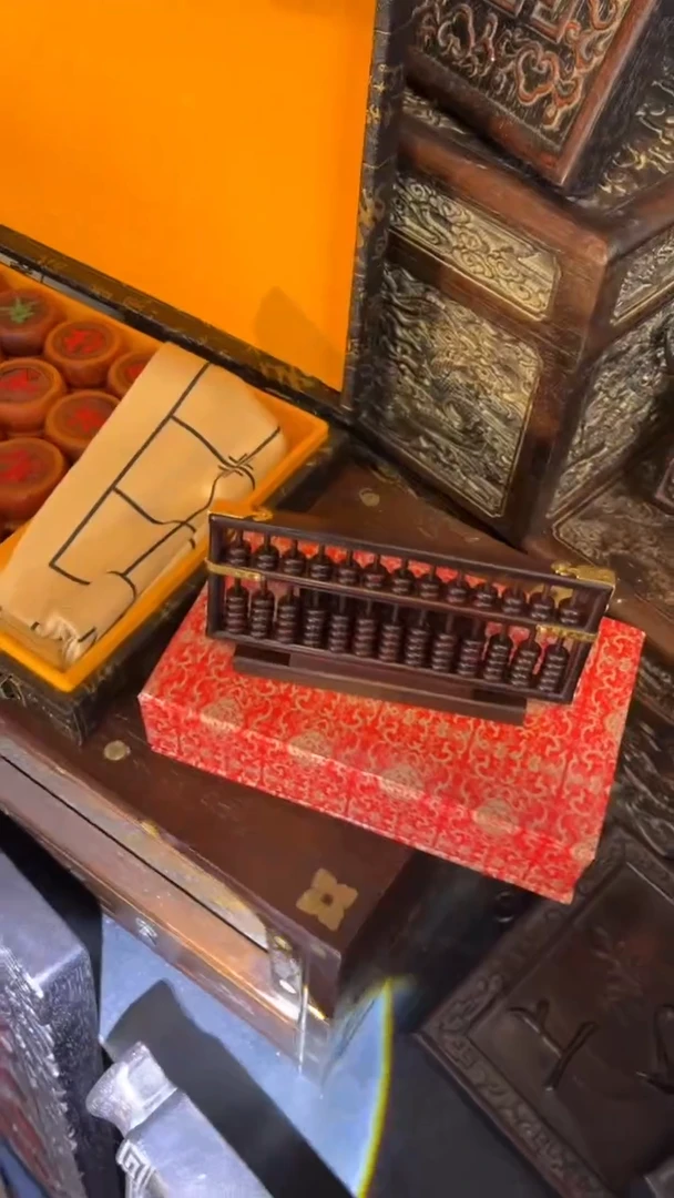 【闪购商品】非洲紫檀（红花梨）袖珍算盘