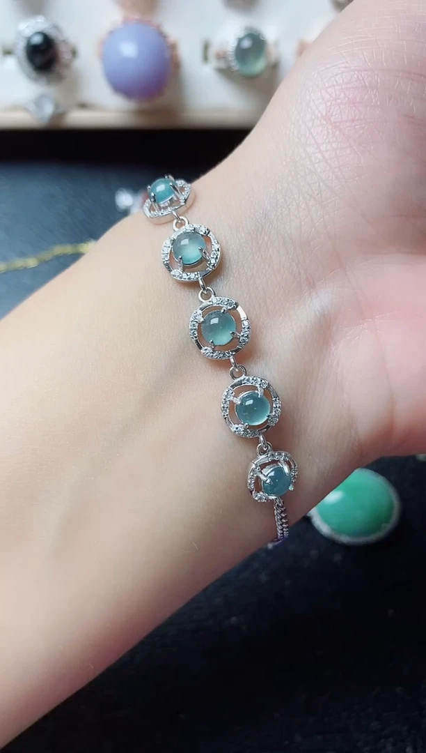 【闪购商品】翡翠戒指银S925镶嵌11111