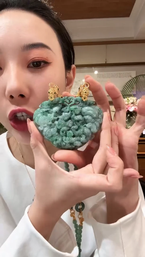 【闪购商品】翡翠颈饰未镶嵌国风