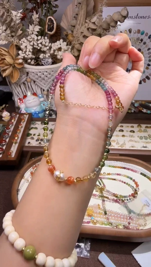 水晶摆件未镶嵌项链