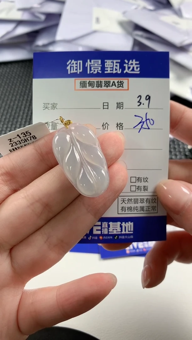 【闪购商品】翡翠颈饰18K金镶嵌8