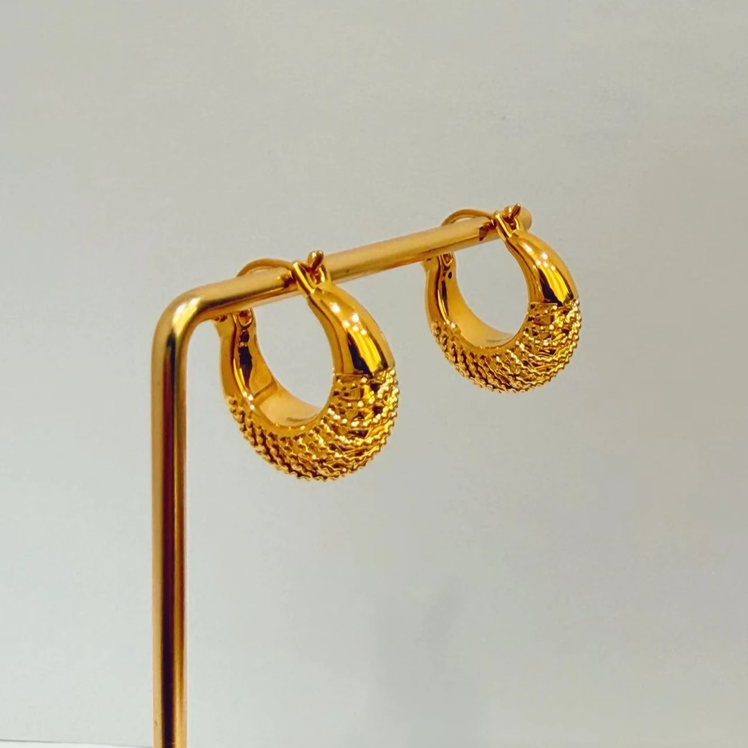 素款欧美风首饰金色耳环79