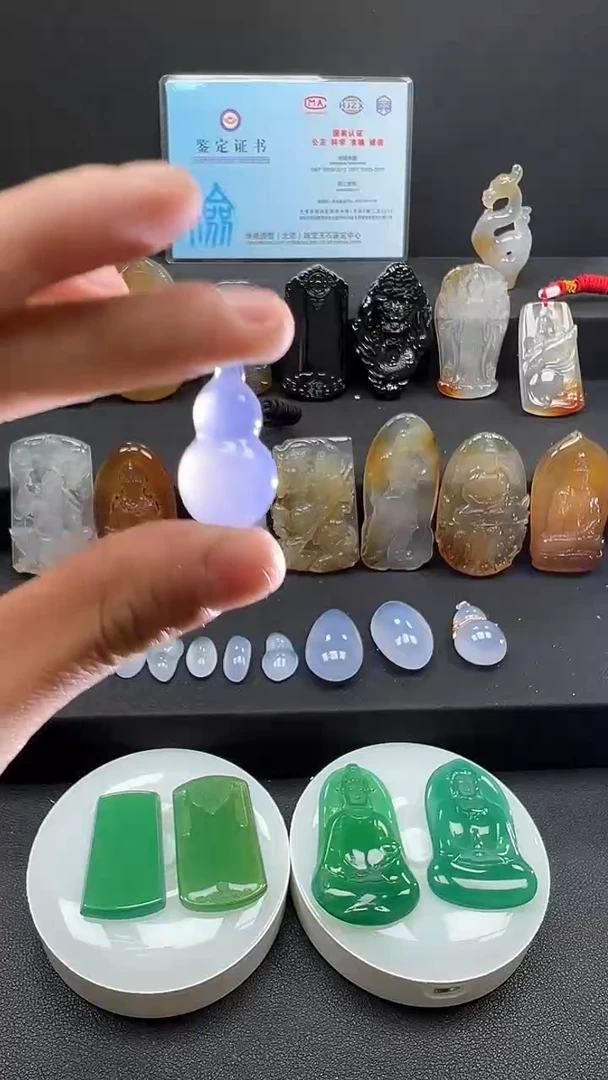 未镶嵌颈饰玛瑙/玉髓天然珠宝 一物一证
