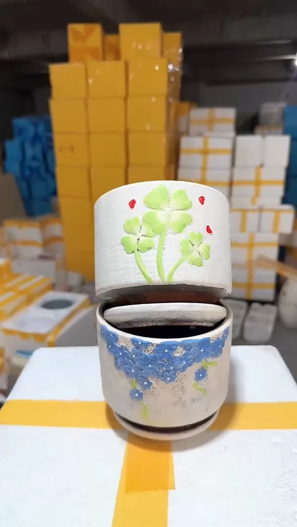 高温陶瓷花盆+Q202