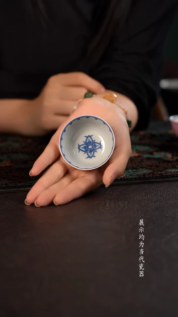 聚澜堂点工素宝相小鸡缸杯