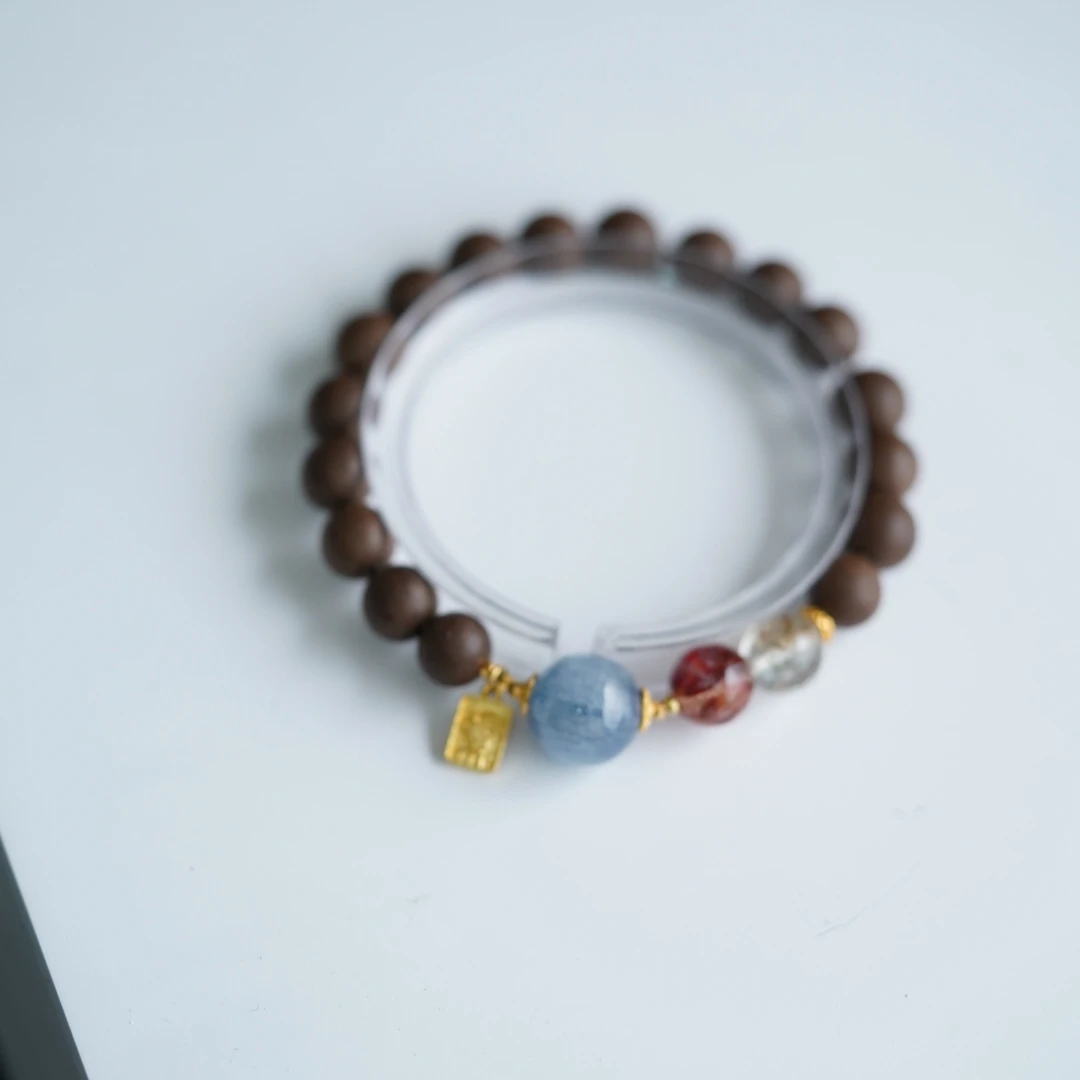 【珊木居】HXZ900JY TO-P系列 艾附暖宫丸合香珠0.8圆珠单圈手串