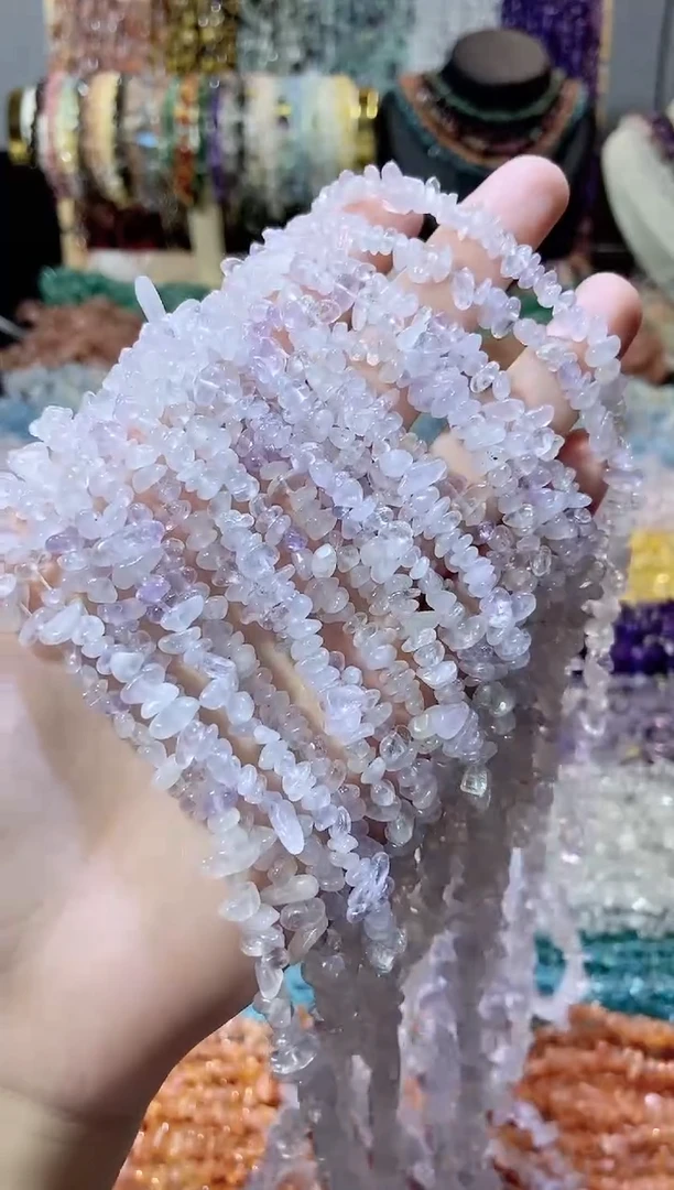 未镶嵌珠宝半成品水晶小薰衣草