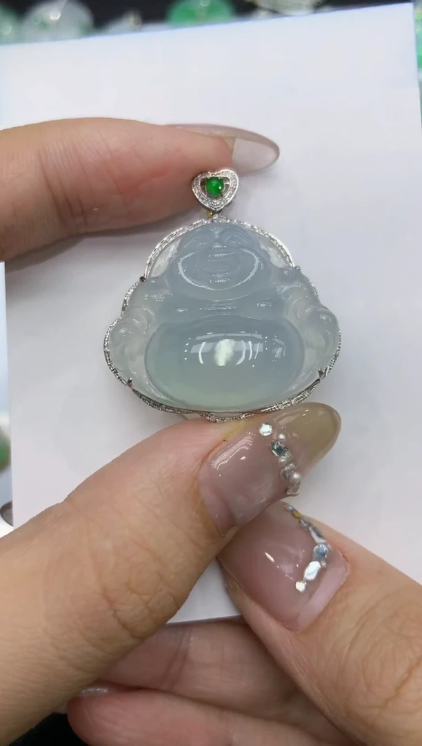 【闪购商品】翡翠颈饰18K金镶嵌222222222