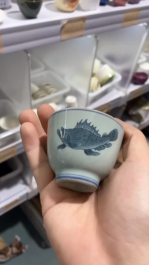 瓷片陶瓷茶器孤品B0014