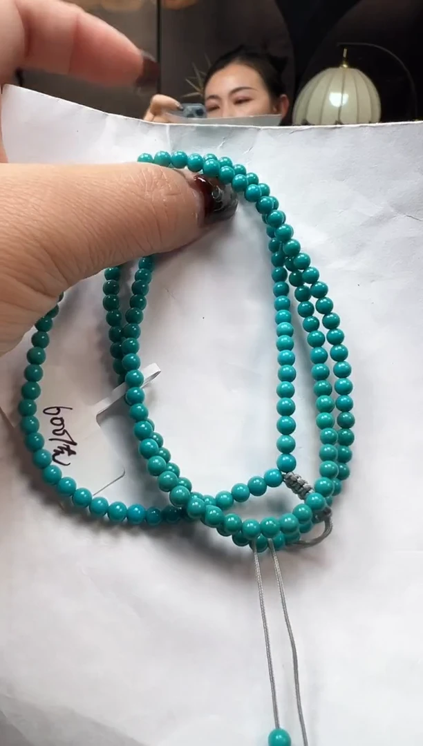 未镶嵌绿松石项链卡4+