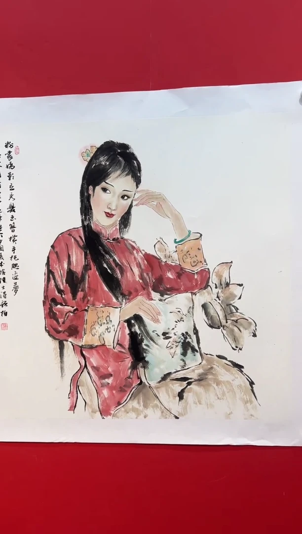 国画画家陆远华纯手绘原作