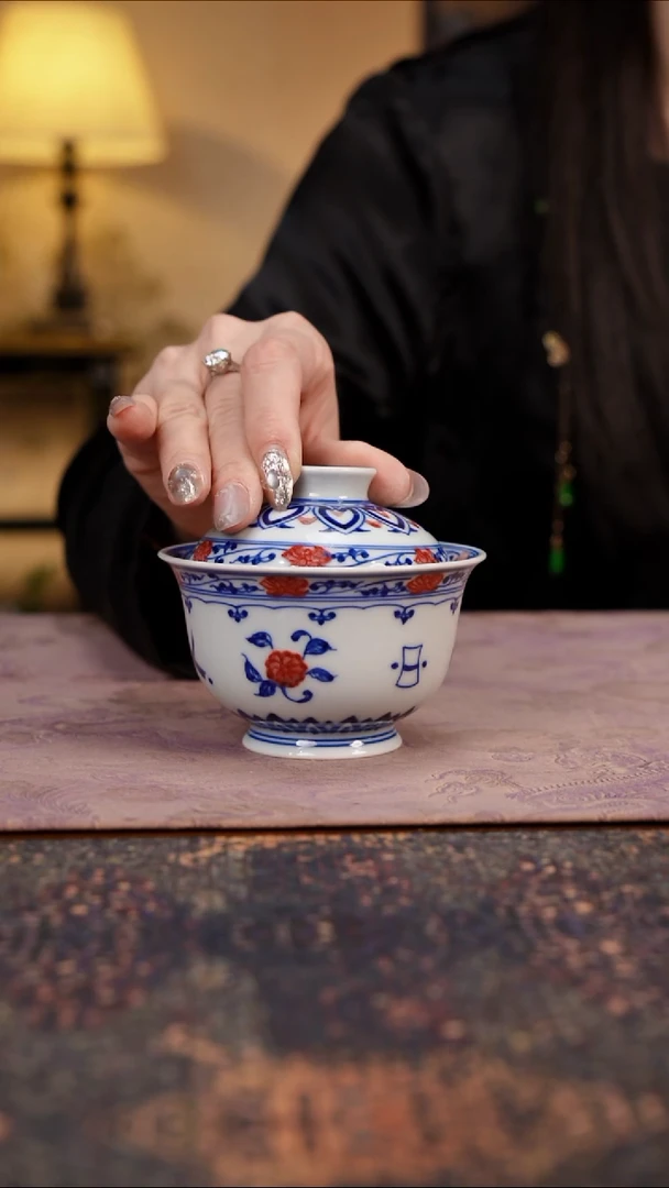 杯景德镇陶瓷杯碗柴烧多人