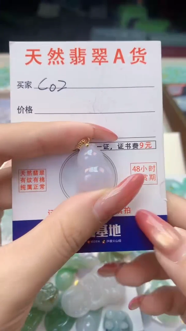 颈饰未镶嵌翡翠天然A货翡翠挂件