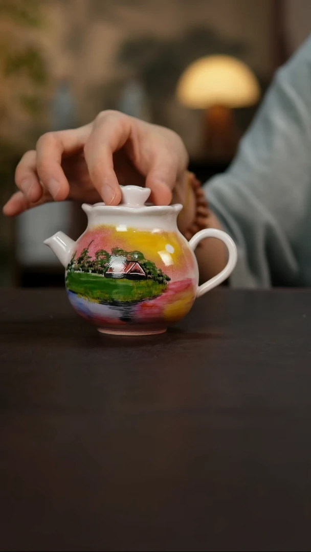 杯景德镇陶瓷杯碗柴烧多人