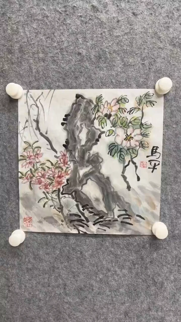 国画写意画花鸟画手绘