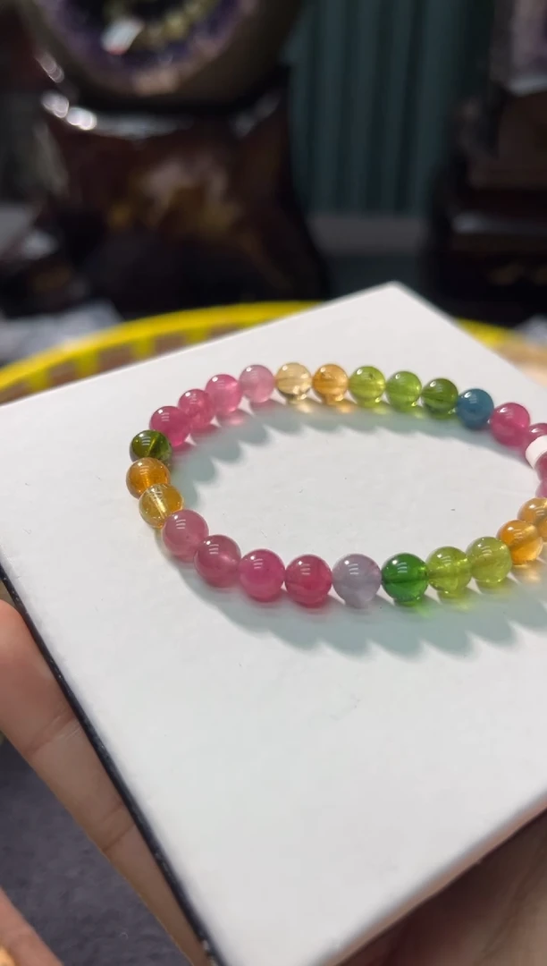 【闪购商品】碧玺手链未镶嵌128多样性发其一/6+