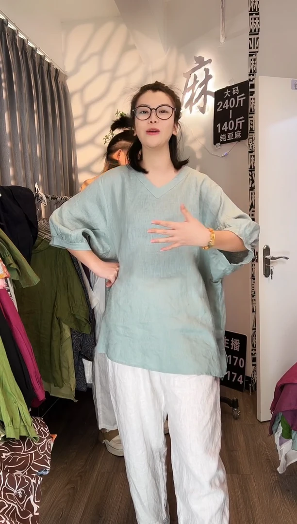 亚麻大码女装系列。