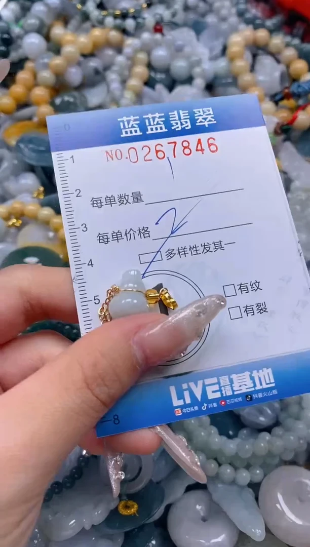 翡翠未镶嵌颈饰闪购0267846多样性发其一