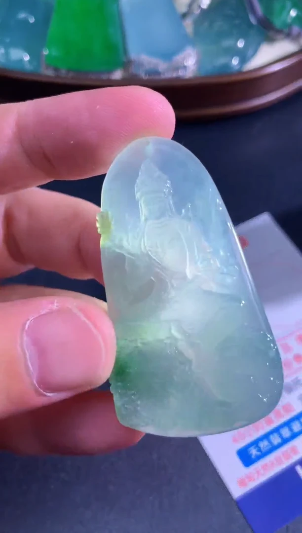 颈饰未镶嵌翡翠天然A货翡翠