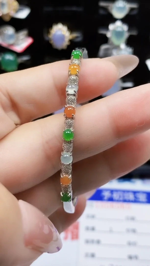 银S925镶嵌戒指翡翠1115