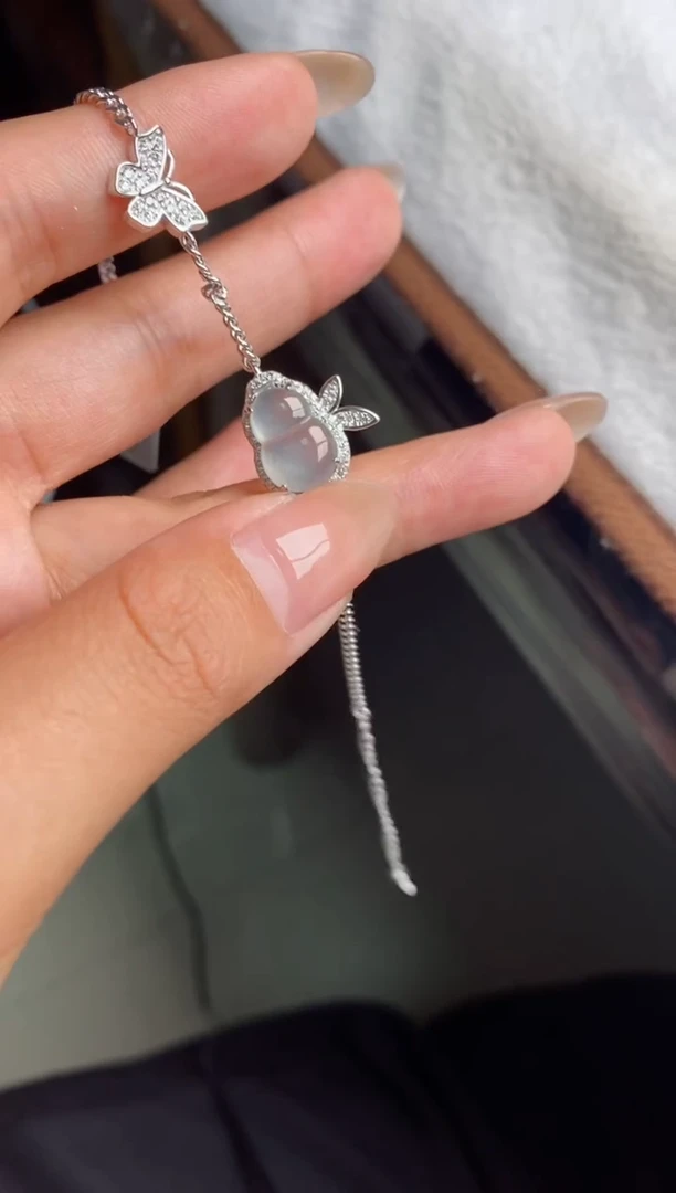 银S925镶嵌戒指翡翠天然A货翡翠