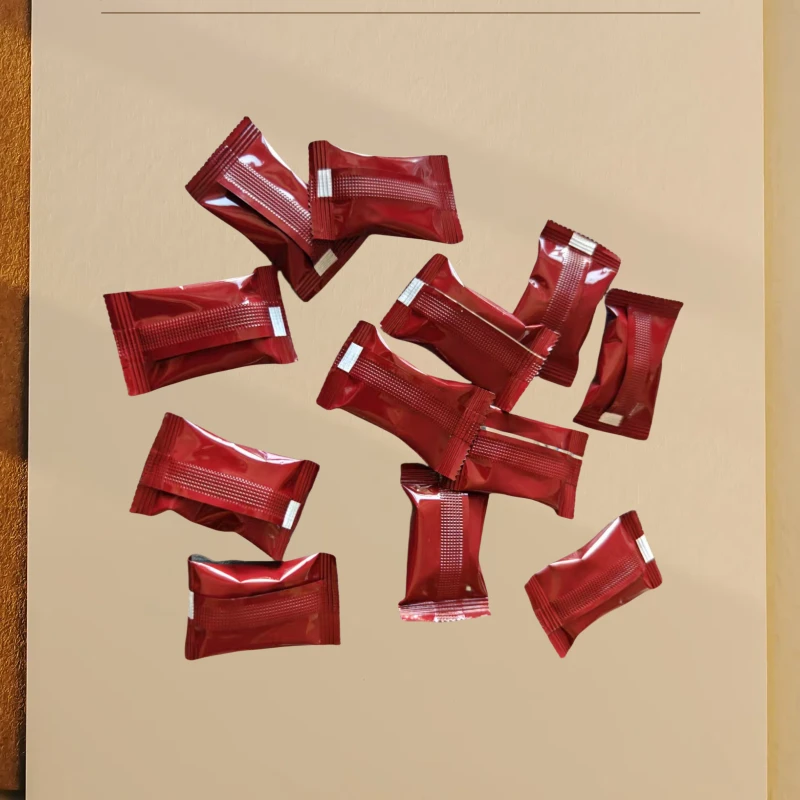 紫袋软糖巧克力味独立包装方便携带口感丝滑/z