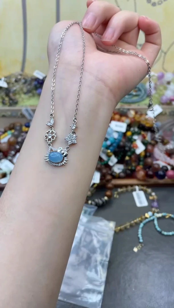 未镶嵌颈饰海蓝宝石545