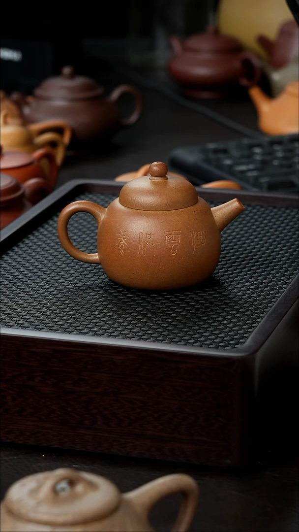 茶壶紫砂本段纳福半手120