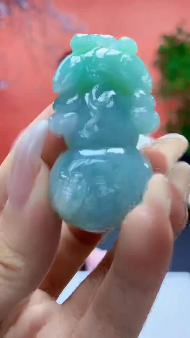 未镶嵌定制翡翠4898ty-毛货挂件38