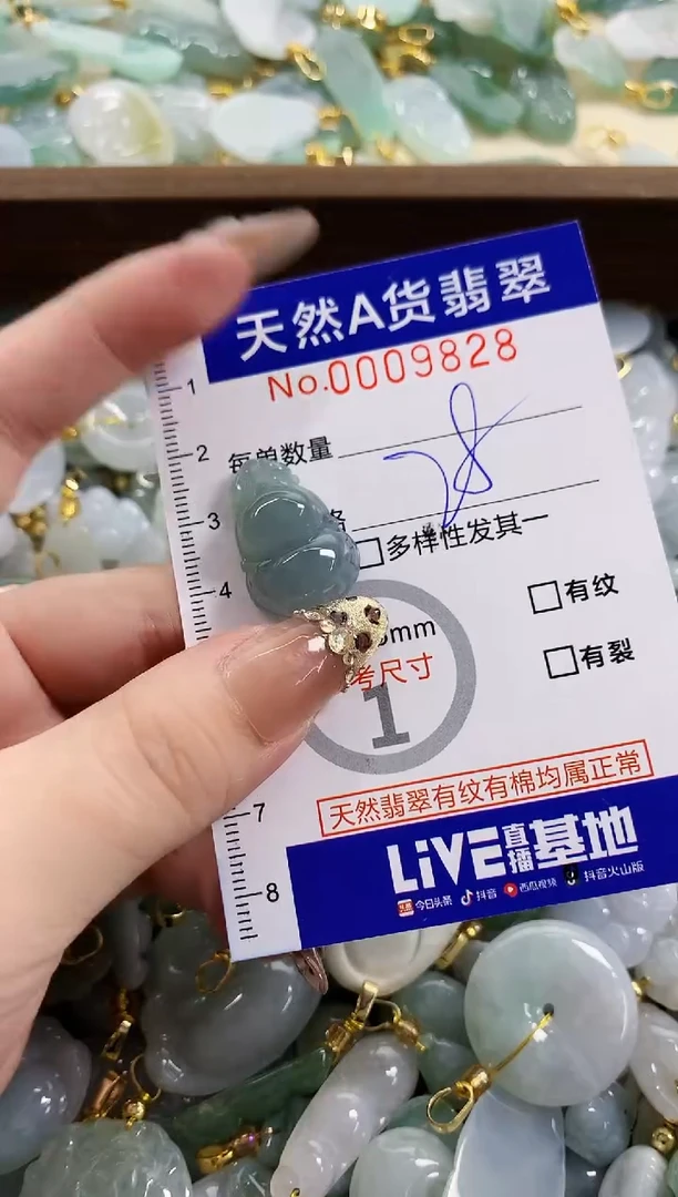 颈饰未镶嵌翡翠桔***×天然A货翡翠