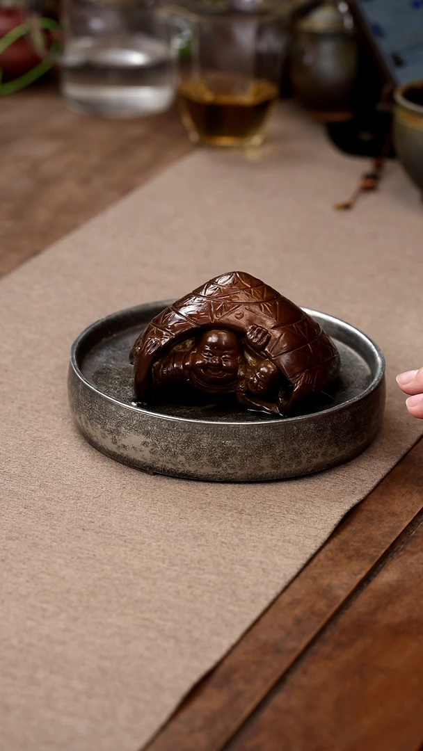 茶壶紫砂变色茶宠