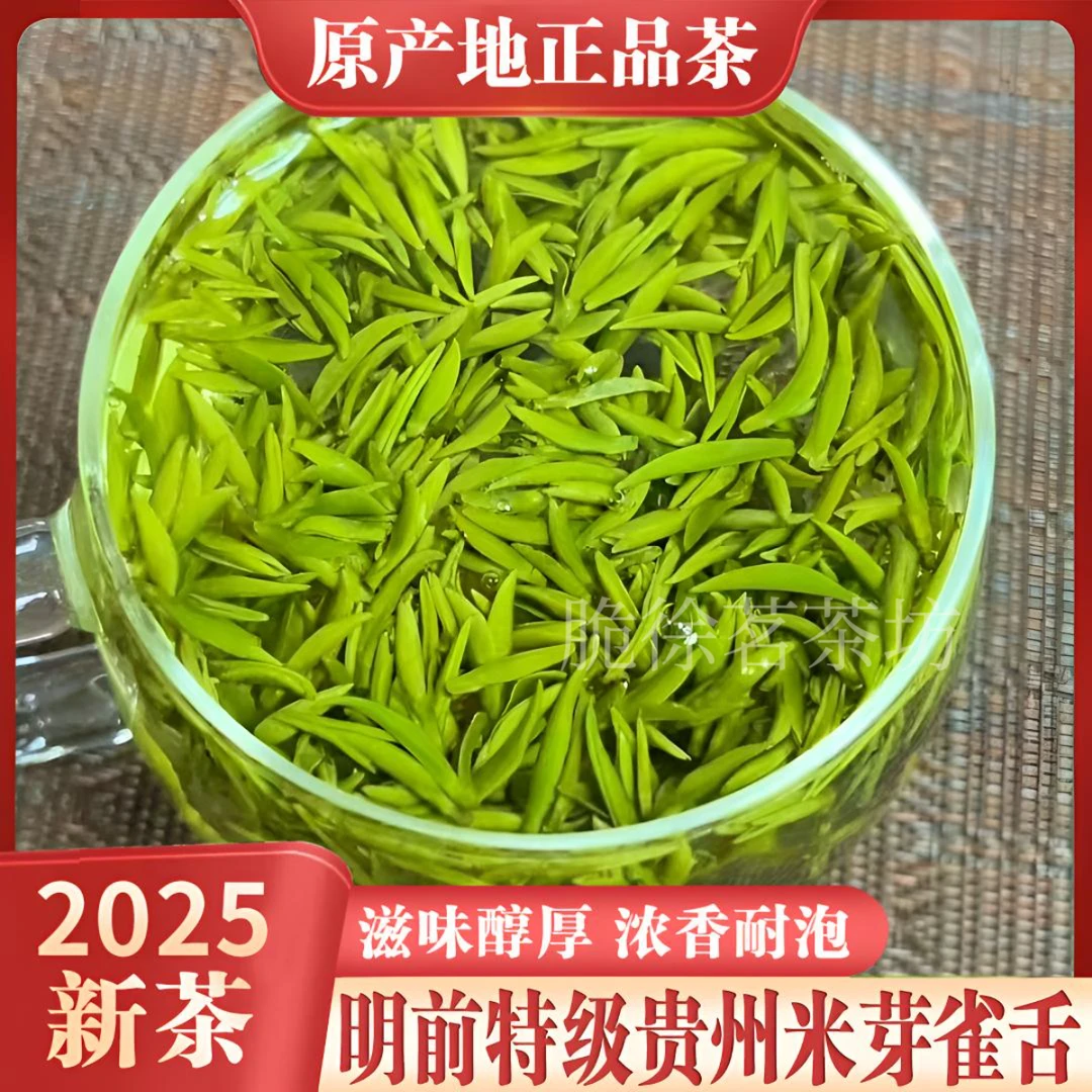 特级雀舌绿茶2025新茶叶明前茶叶礼品高级茶叶口粮茶绿茶新茶X
