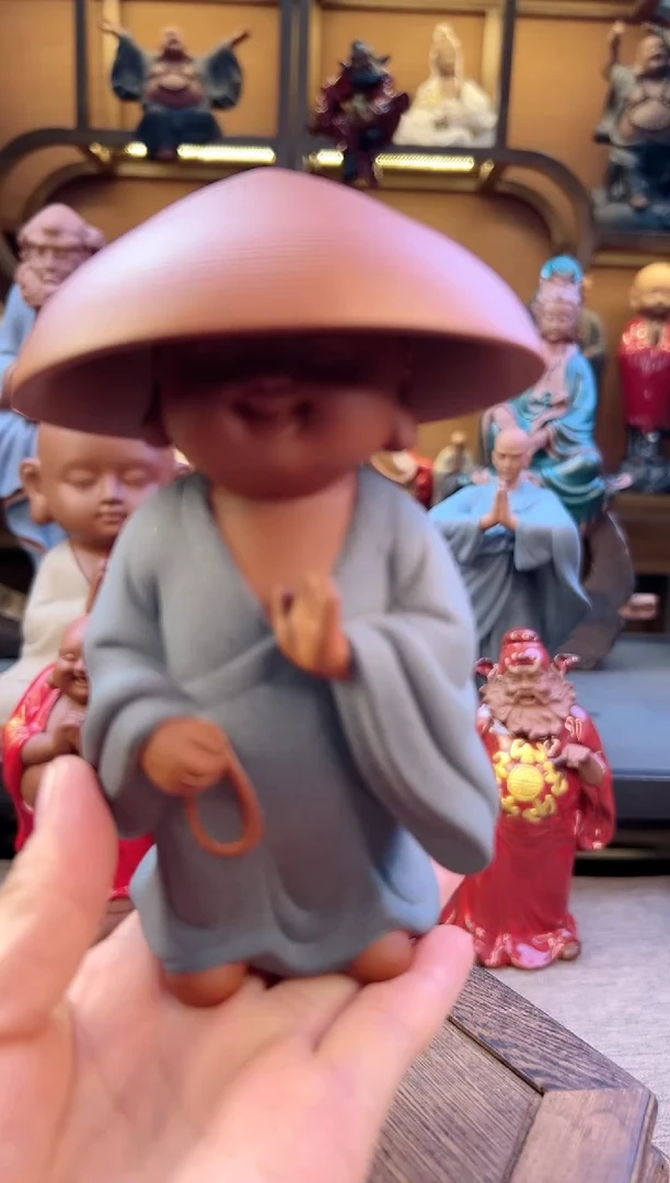 紫砂茶宠器闵茶宠摆件