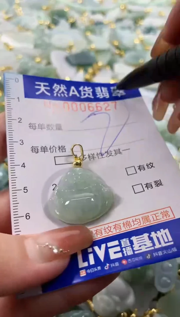 颈饰未镶嵌翡翠天然A货翡翠