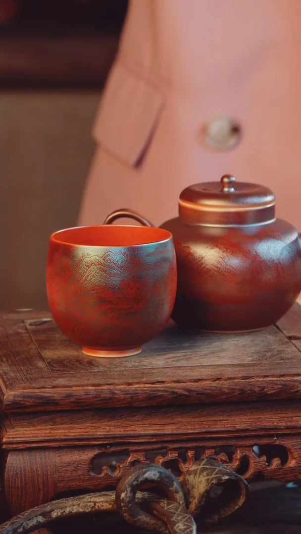 陋****现老昌号手工手绘茶器