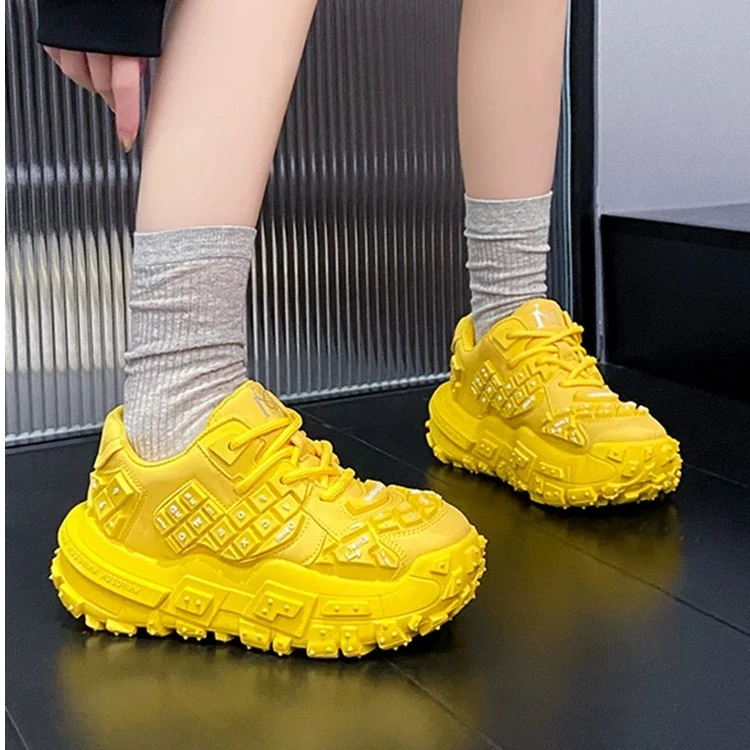 【110-160】字母款轮胎鞋运动鞋休闲时尚2025百搭老爹鞋