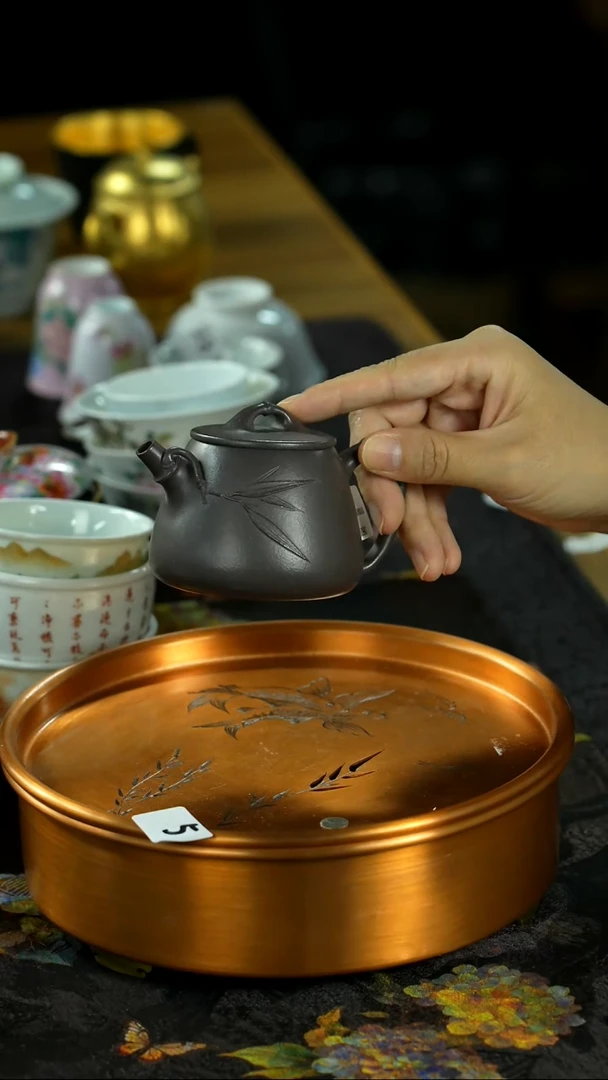 中秋国庆景德镇手绘瓷器