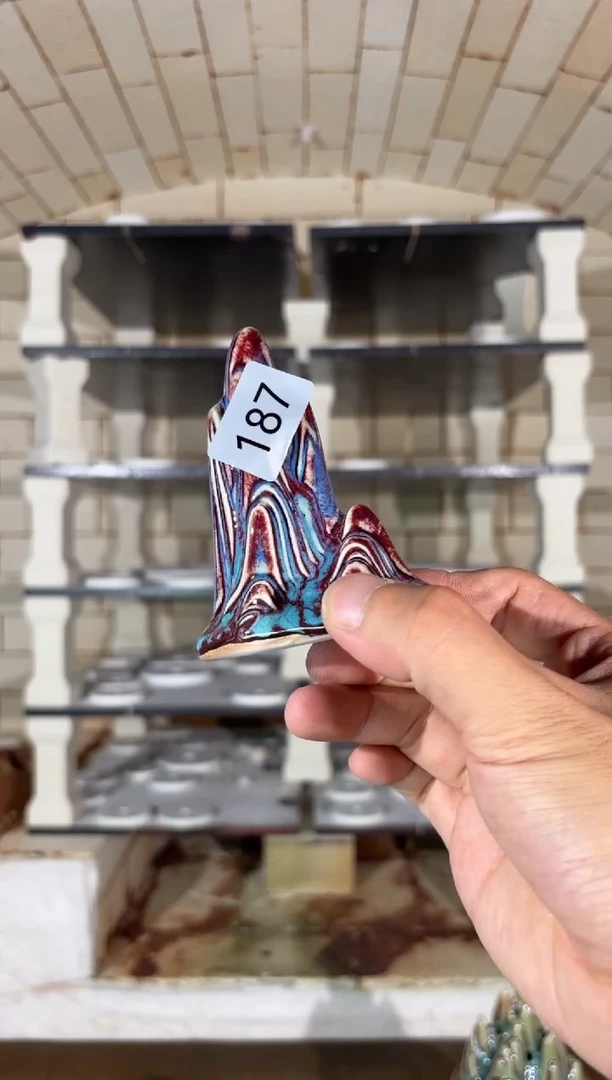 摆件精品窑变钧瓷茶器