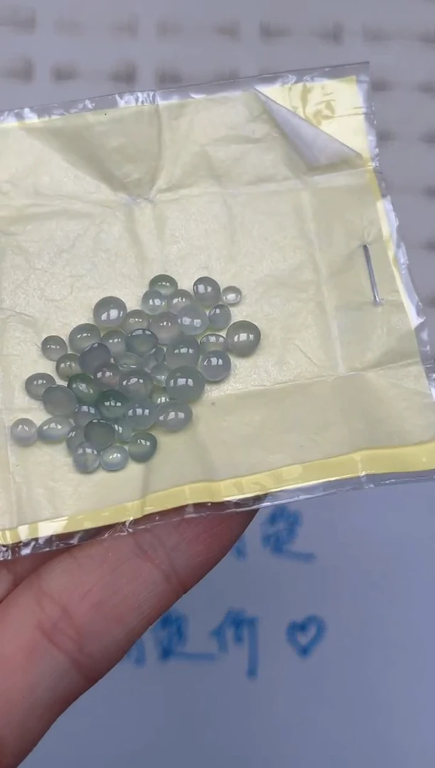 散珠翡翠天然翡翠裸石蛋面96