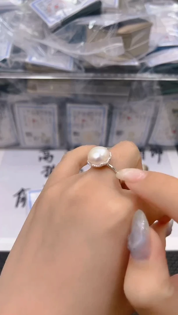 未镶嵌淡水珍珠耳饰jz1067