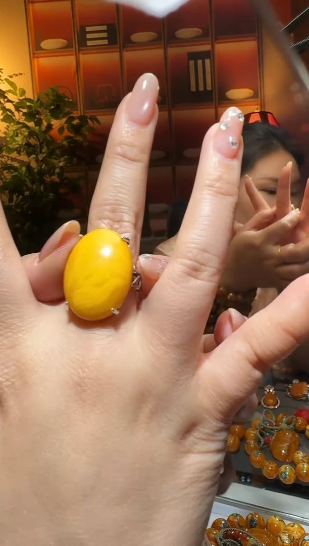 蜜蜡颈饰银S925镶嵌2662选择多样性发货其中一件