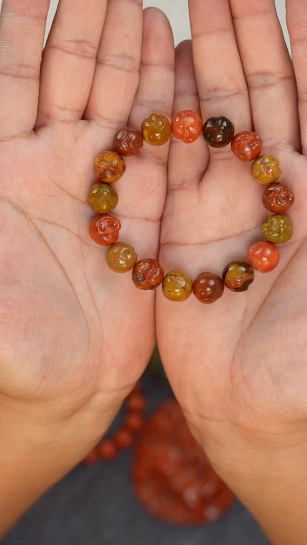 【闪购商品】南红玛瑙手串未镶嵌包浆料手串